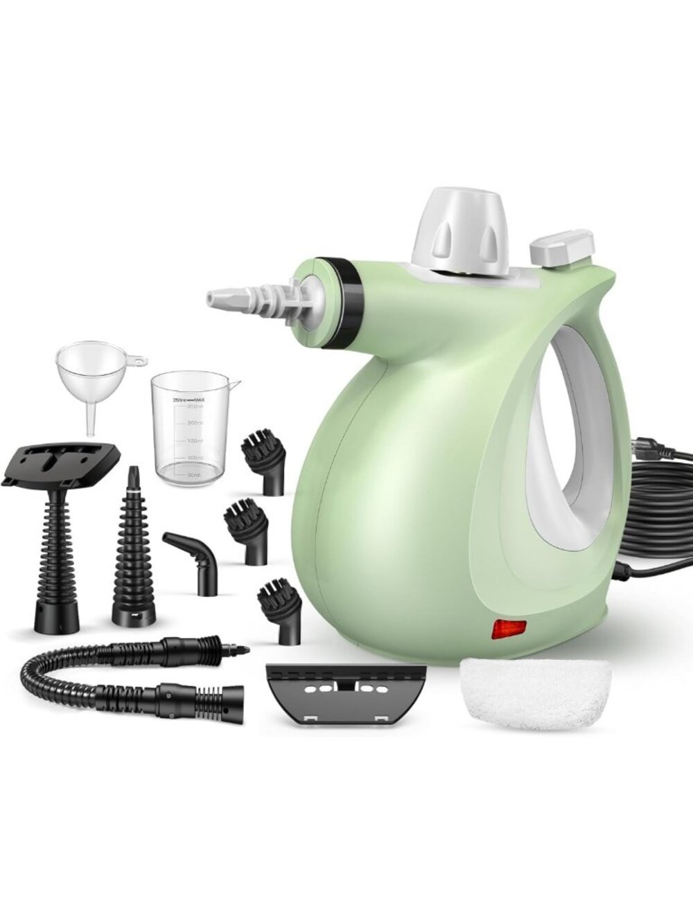 Powerful 1200W Handheld Steam Cleaner with 11 Accessories for Deep Cleaning Home